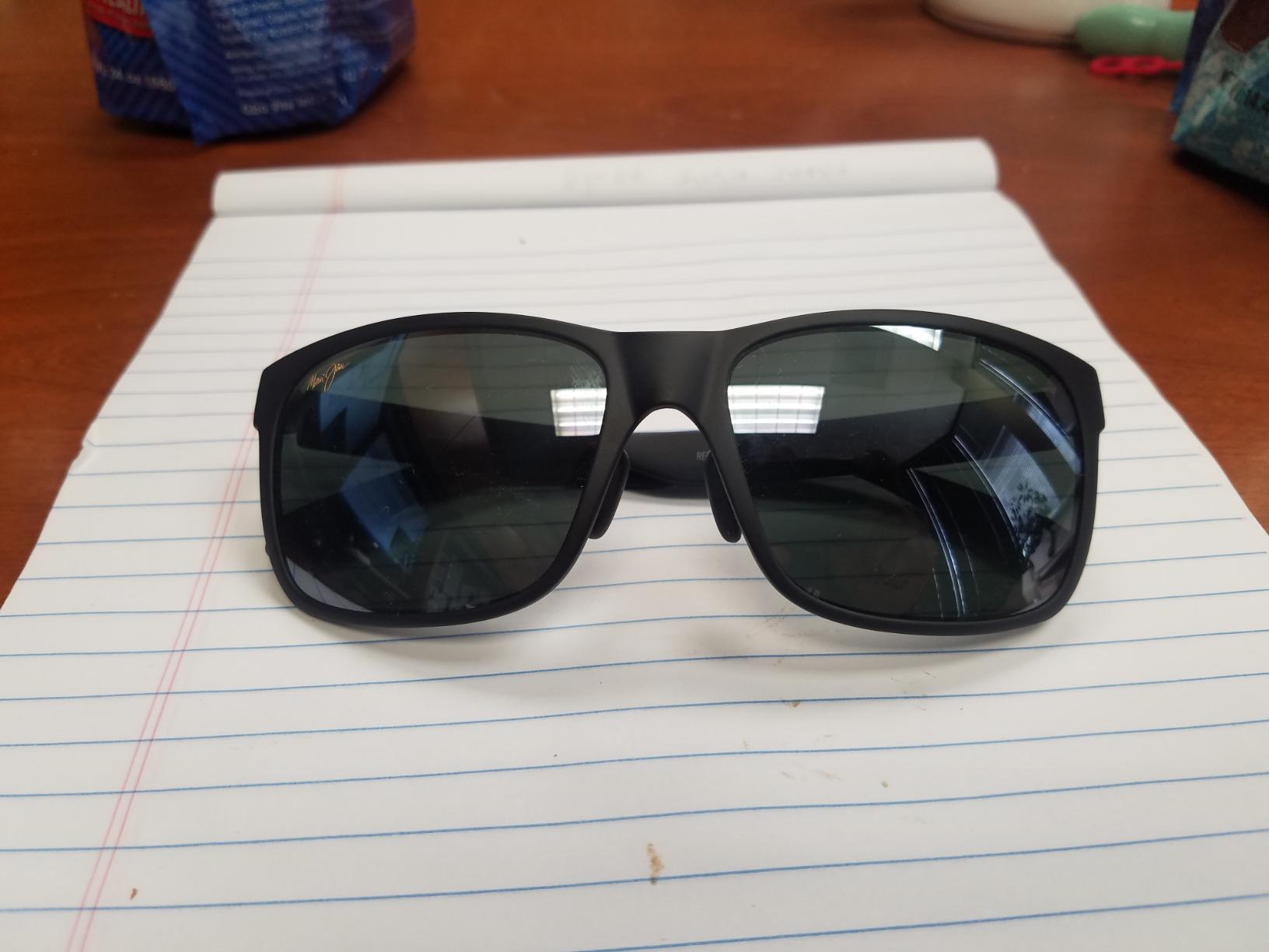 Maui Jim Polarized Men's and Women's Red Sands Rectangular Sunglasses customer photo 1