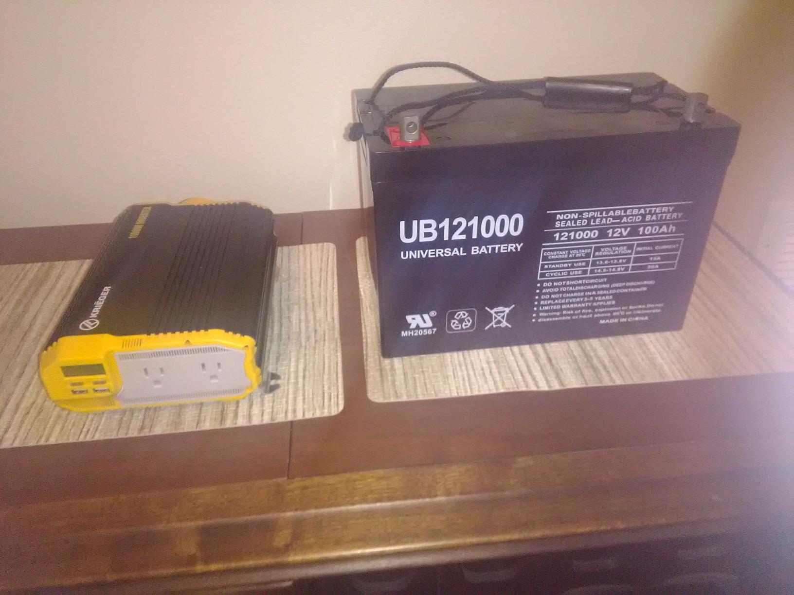 Krieger 1100 Watt 12V Power Inverter Dual 110V AC Outlets, Installation Kit Included, Automotive Back Up Power Supply For Blenders, Vacuums, Power Tools - ETL Approved Under UL STD 458 customer photo 2
