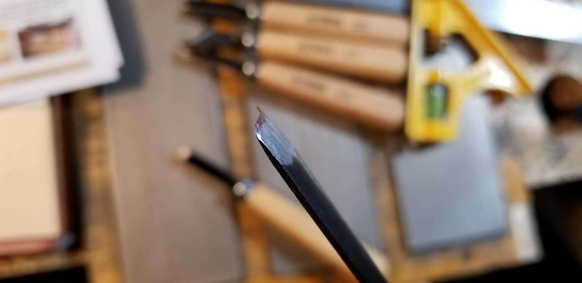 Narex 5 Piece Set Starter Carving Chisels 3 Gouges, V Tool and Double Bevel Skew Chisel 869200 customer photo 2