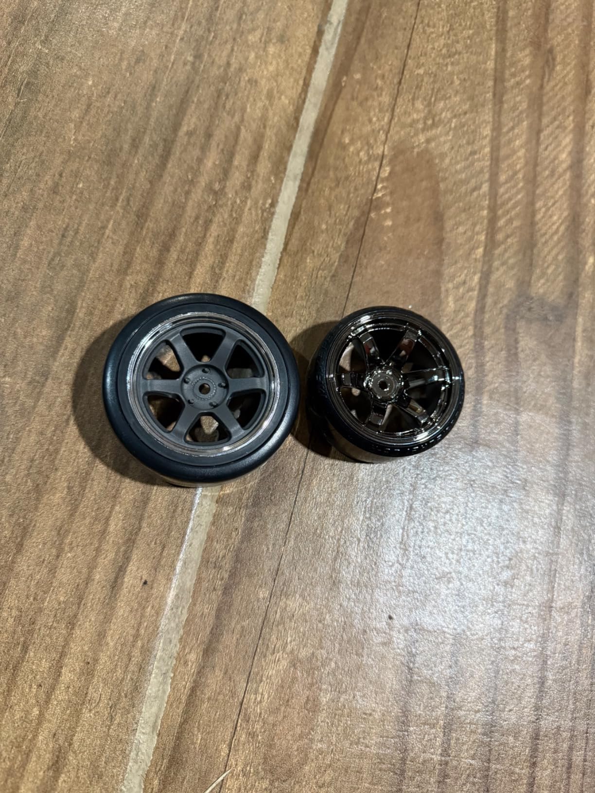 GoolRC 4PCS/Set 1/10 Drift Car Tires Hard Tyre Replacement for Traxxas HSP Tamiya HPI Kyosho On-Road Drifting Car (Black) customer photo 2
