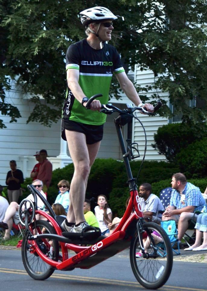 ElliptiGO 8C Long Stride Outdoor Elliptical Bike - Converts to Indoor Bike, Hybrid Outdoor and Indoor Cardio Trainer Exercise Bikes for Home, Elliptical Bicycle customer photo 1
