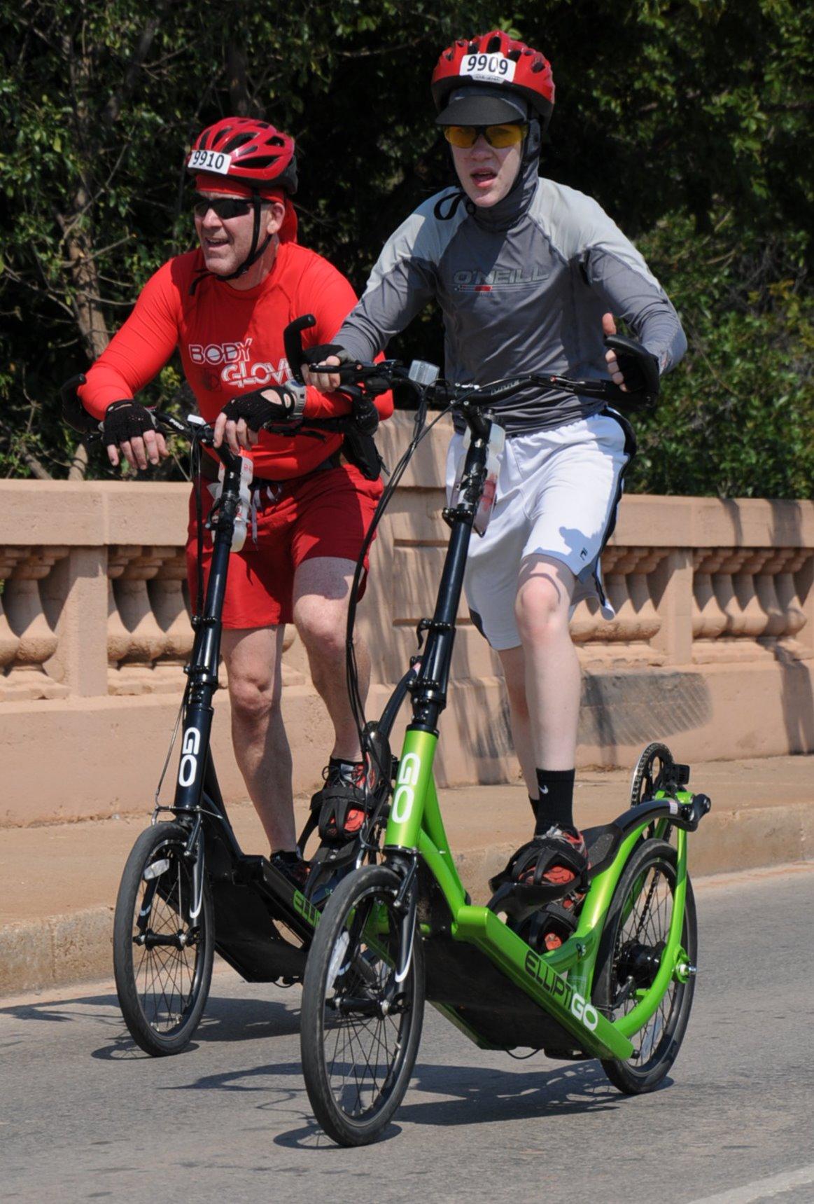 ElliptiGO 8C Long Stride Outdoor Elliptical Bike - Converts to Indoor Bike, Hybrid Outdoor and Indoor Cardio Trainer Exercise Bikes for Home, Elliptical Bicycle customer photo 2