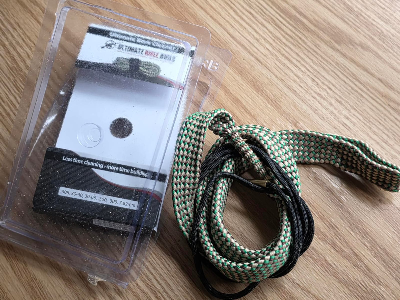 Ultimate Rifle Build Gun Snake for .223 5.56mm/.22/9mm/.380/12 GA/.30/.308/.44 Cal and More | Compact Gun Cleaner Rope customer photo 2