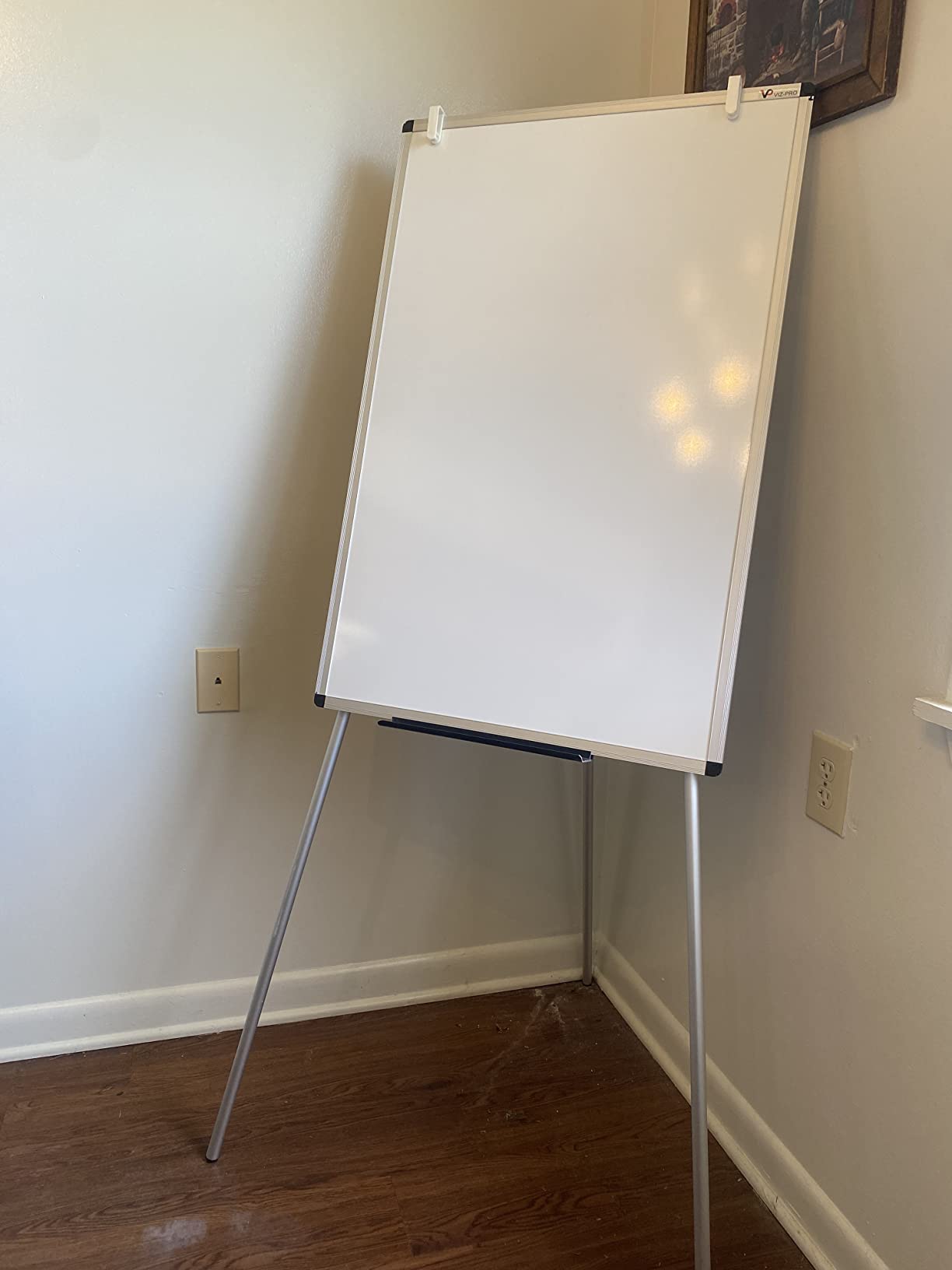 VIZ-PRO Whiteboard Easel, 36 x 24 Inches, Portable Tripod Dry Erase Board customer photo 1