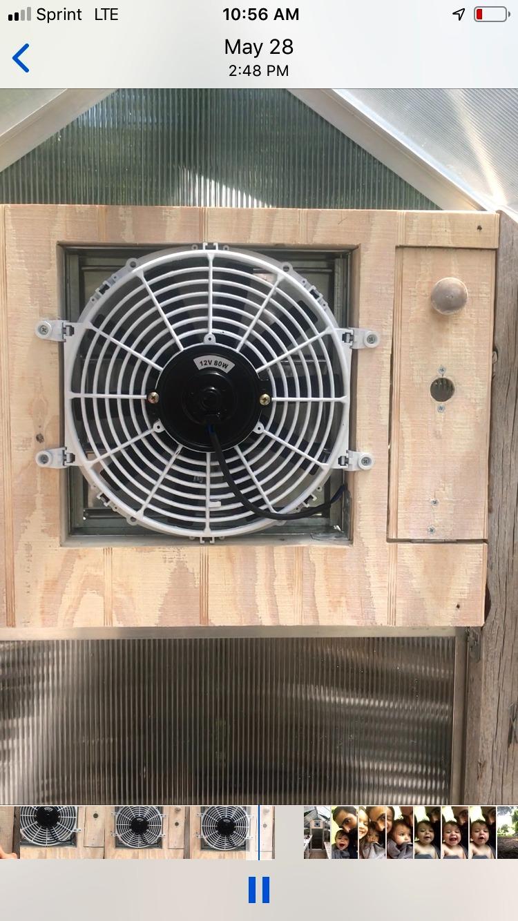 Amtrak Solar 12-Inch Solar Attic Exhaust Fan - USA-Made, Plug & Play, Whisper-Quiet Ventilation for Attic, Garage, Shed, Greenhouse (Fan Only) customer photo 2