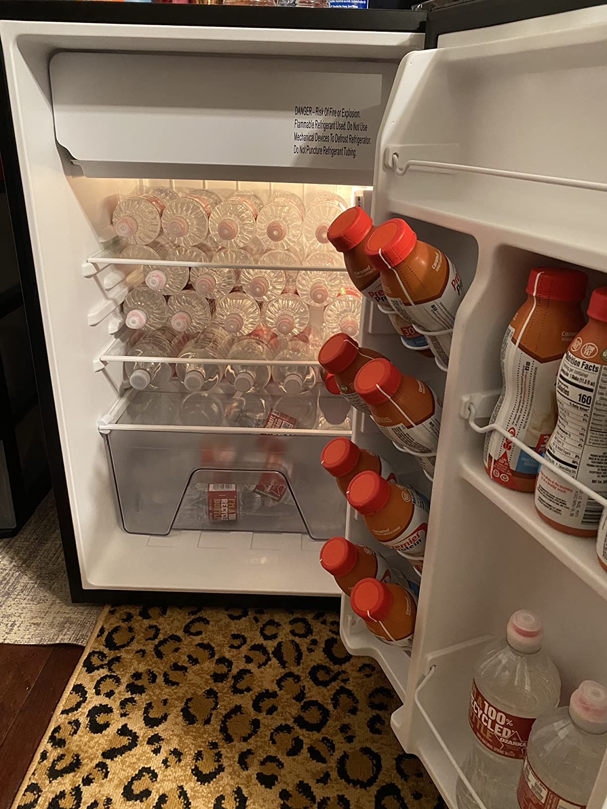 Galanz 4.3 cu ft Compact Single-Door Refrigerator, (Stainless Steel) customer photo 2