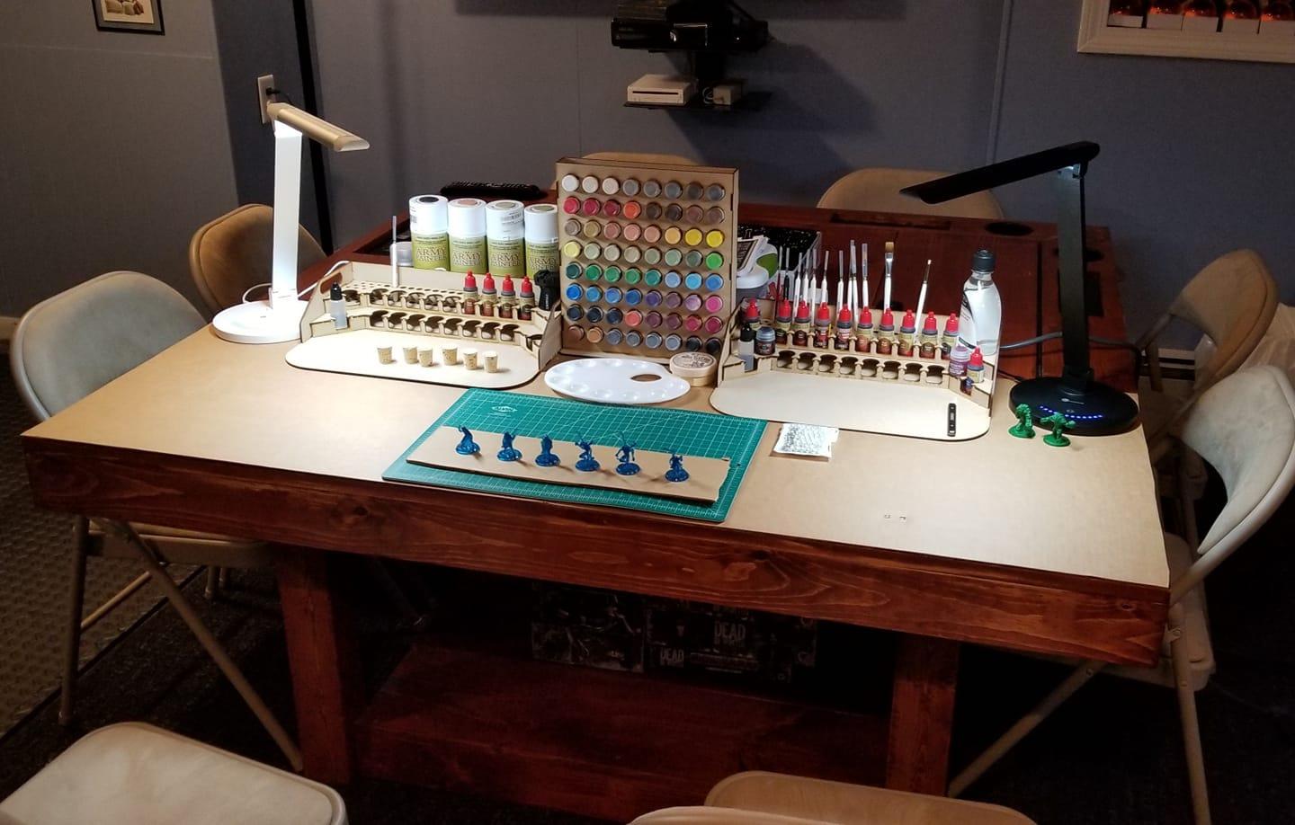 GameCraft Miniatures Painting Station - 26mm, for Vallejo and Army Painter Style Dropper Bottles customer photo 1