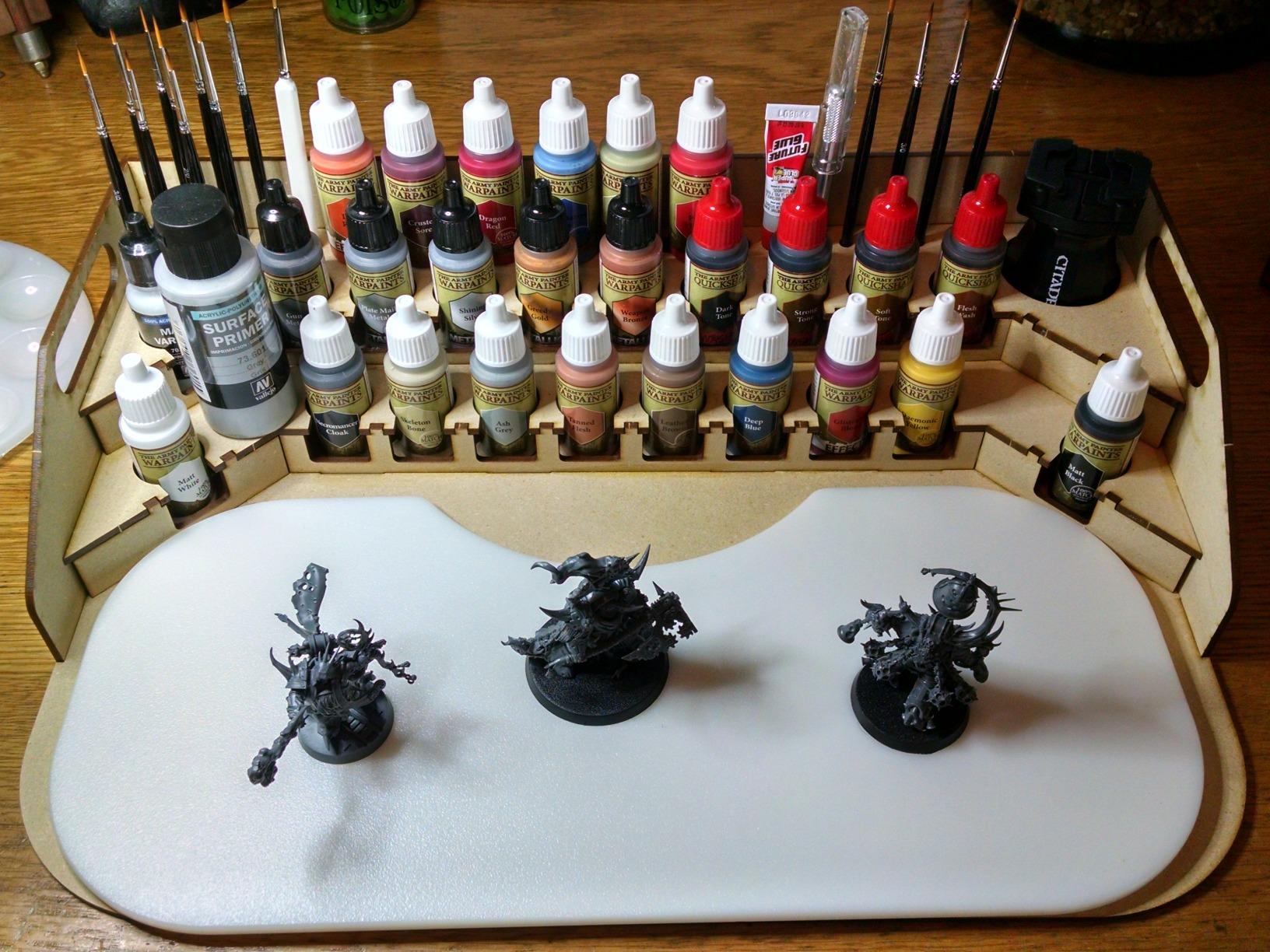 GameCraft Miniatures Painting Station - 26mm, for Vallejo and Army Painter Style Dropper Bottles customer photo 2