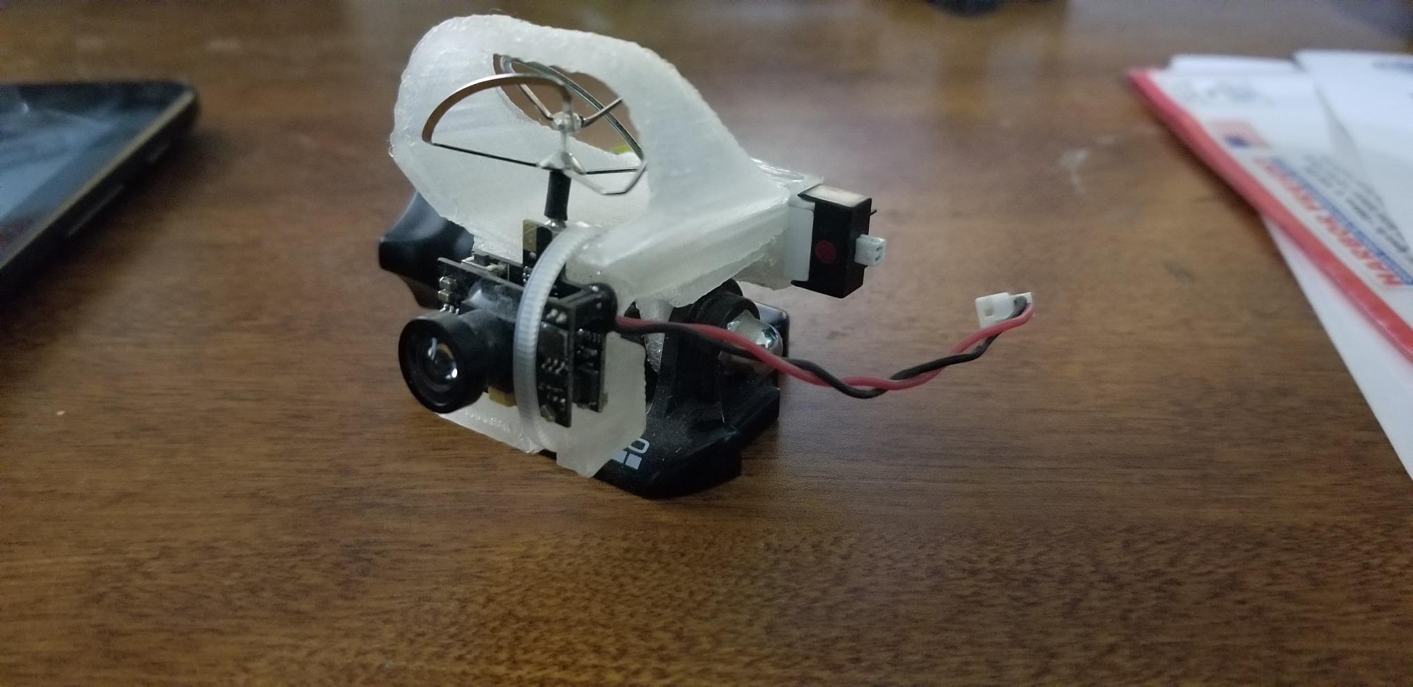 WT03 Micro FPV AIO 600TVL Camera 5.8G 25/50/200mW Adjustable Transmitter with Cloverleaf Antenna for Mini Aircraft customer photo 1