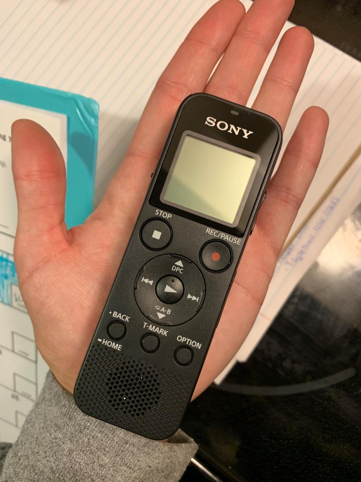 Sony ICD-PX370 Mono Digital Voice Recorder with Built-In USB Voice Recorder,black customer photo 1