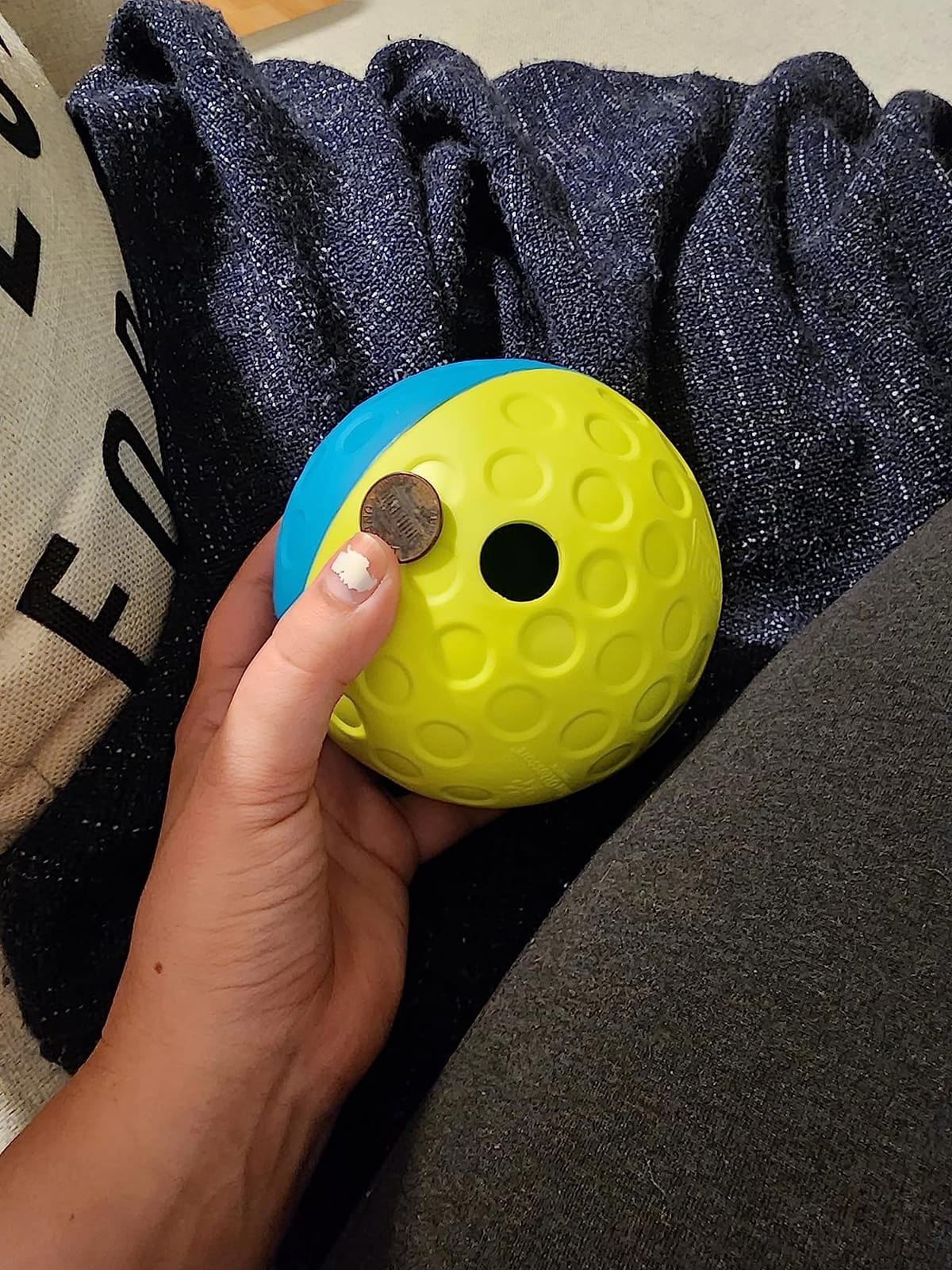Outward Hound Nina Ottosson Treat Tumble Dog Toy Puzzle Ball, 4.8