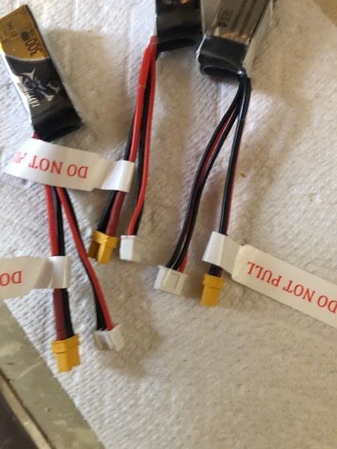 TATTU 4PCS 7.4V 300mAh 2S 45C LiPo Battery Pack with XT30 Plug for Emax Babyhawk Micro FPV Quad Racing Drone customer photo 1