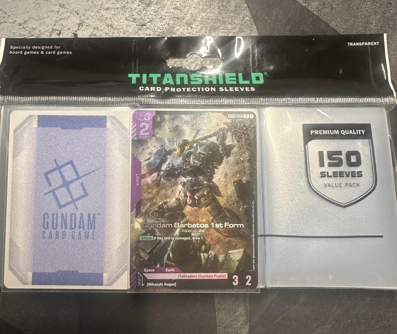 TitanShield Premium Card Sleeves | Compatible with Pokemon, One Piece, Lorcana, Flesh & Blood, & Magic The Gathering MTG | (150 Sleeves - Standard) (1, Clear, Standard | 66x91mm) customer photo 1