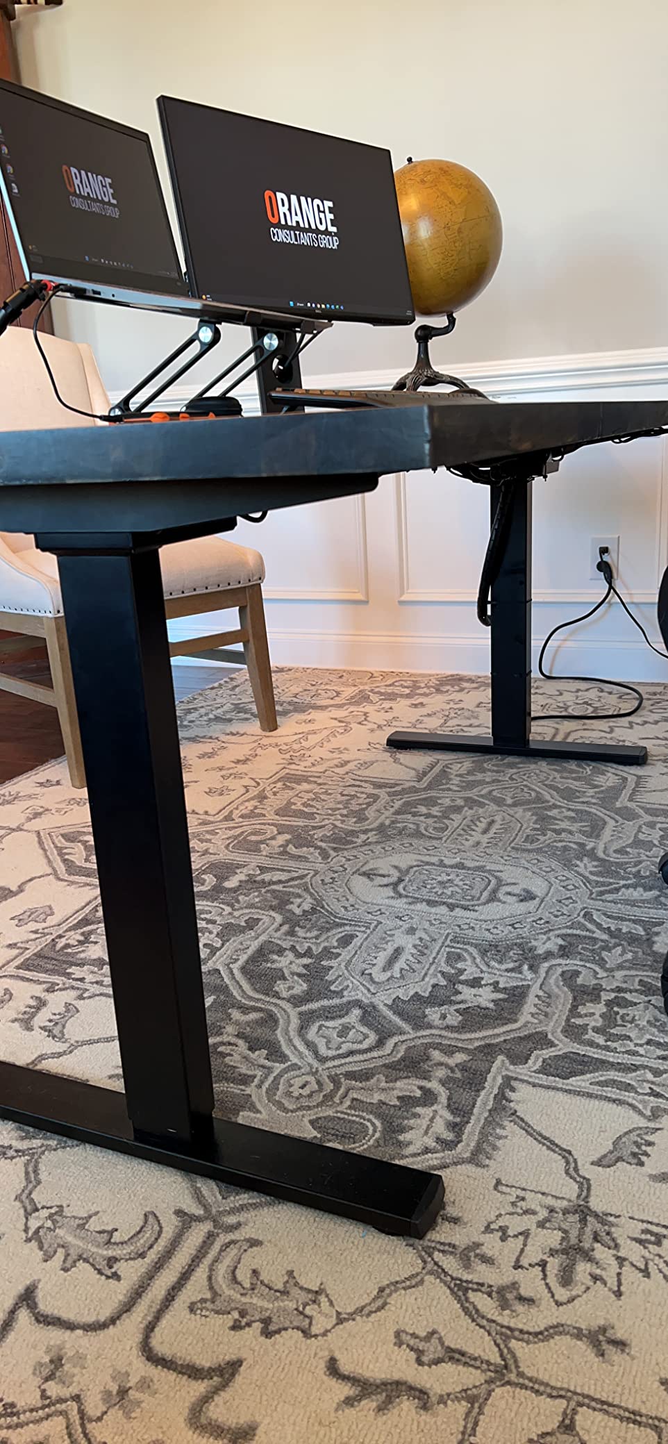 VIVO Black Dual Motor Electric Standing Desk Frame, DESK-V103E customer photo 1