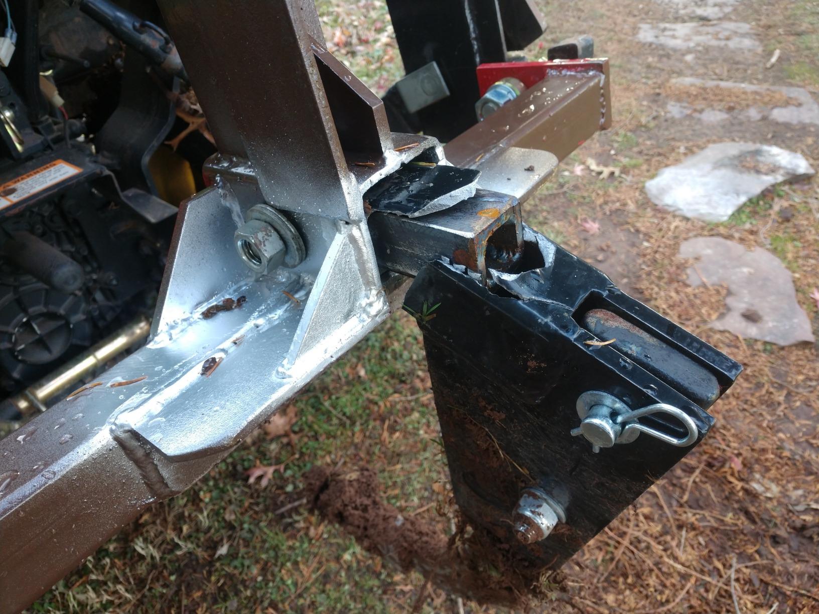 Titan Attachments Hitch-Mounted Ripper, Cat 0 & Cat 1 Tractor/ATV/UTV Compatible, Fits 2in Hitch Receivers, Two Height Adjustments, Subsoiler with Reversible Tooth, 3 Point Landscaping Trencher customer photo 2