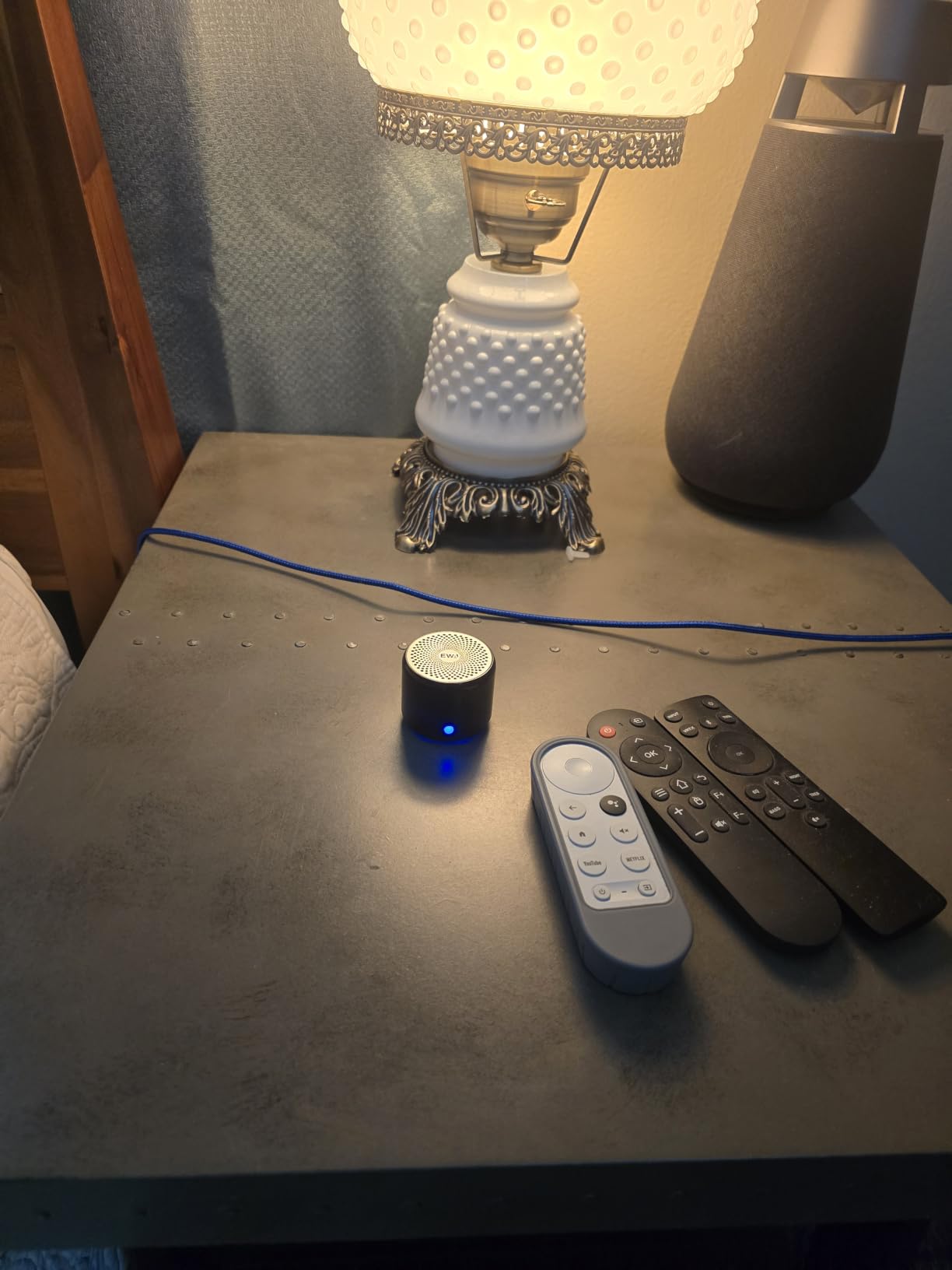 Travel Case Packed, Wireless Mini Bluetooth Speaker with Custom Bass Radiator. EWA A106, Small But Loud, The Next Generation of Portable Speakers for Home, Outdoors, Shower (Silver)1.89* 1.57 inches customer photo 2