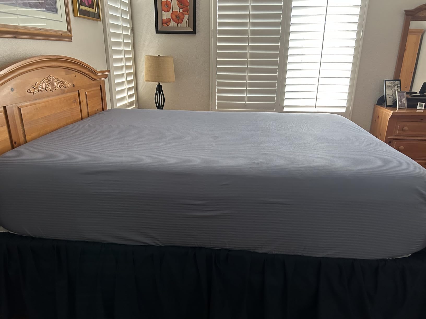 Feather & Stitch 100% Cotton Sateen 500 TC King Size Bed Sheet Set customer photo 1