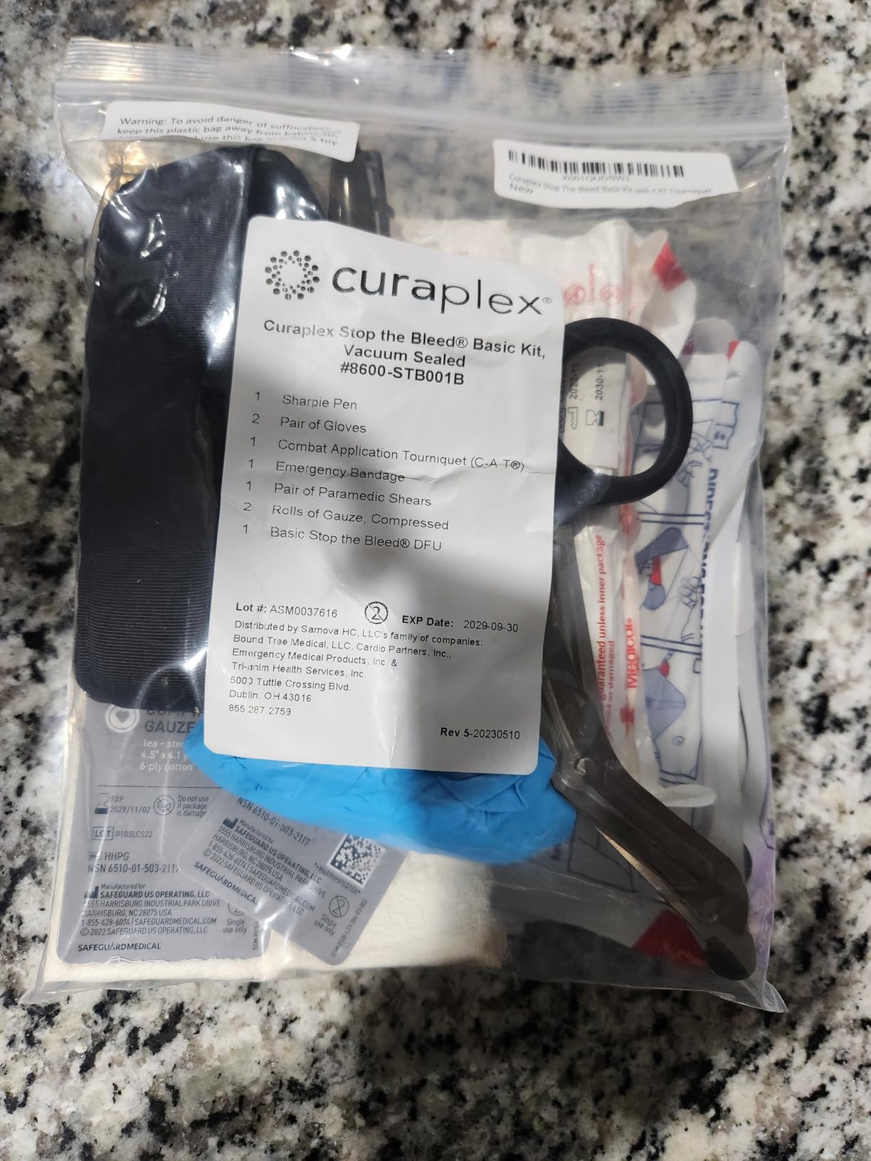Stop the Bleed Basic Kit with CAT Tourniquet, 8 Piece Kit customer photo 2