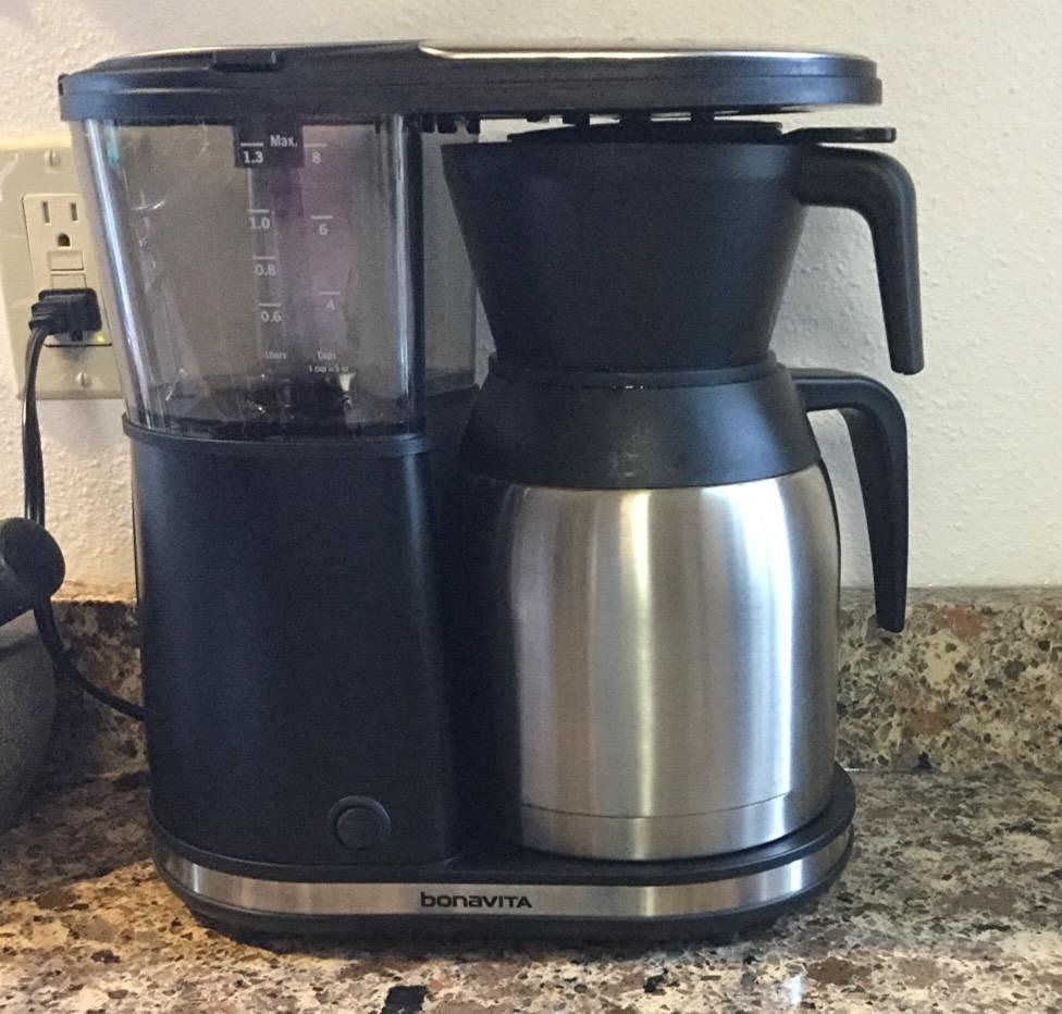 Bonavita 8 Cup Drip Coffee Maker Machine, One-Touch Pour Over, Auto Pause Brewing with Stainless Steel Double Wall Thermal Carafe, SCA Certified, Dishwasher Safe, BV1901TS customer photo 2