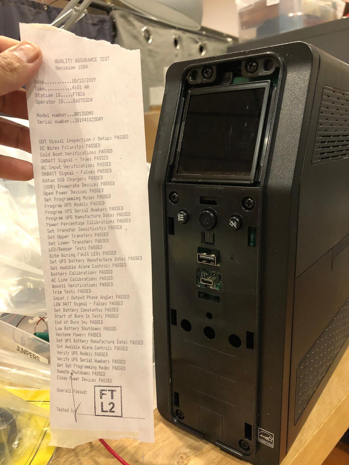 APC UPS 1350VA/810W Pure Sine Wave UPS for Computer, Electronics, BR1350MS customer photo 2
