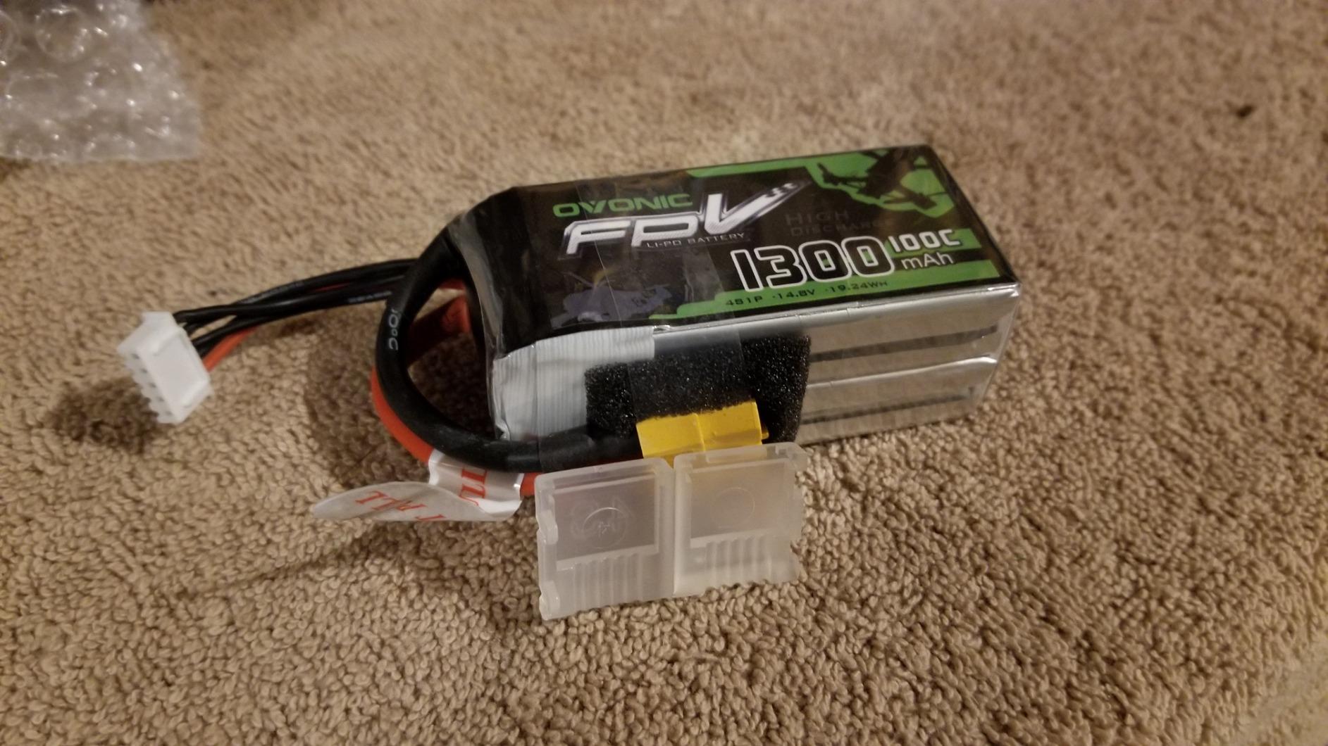 OVONIC 4s Lipo Battery 100C 1300mAh 14.8V Lipo Battery with XT60 Connector for RC FPV Racing Drone Quadcopter customer photo 1