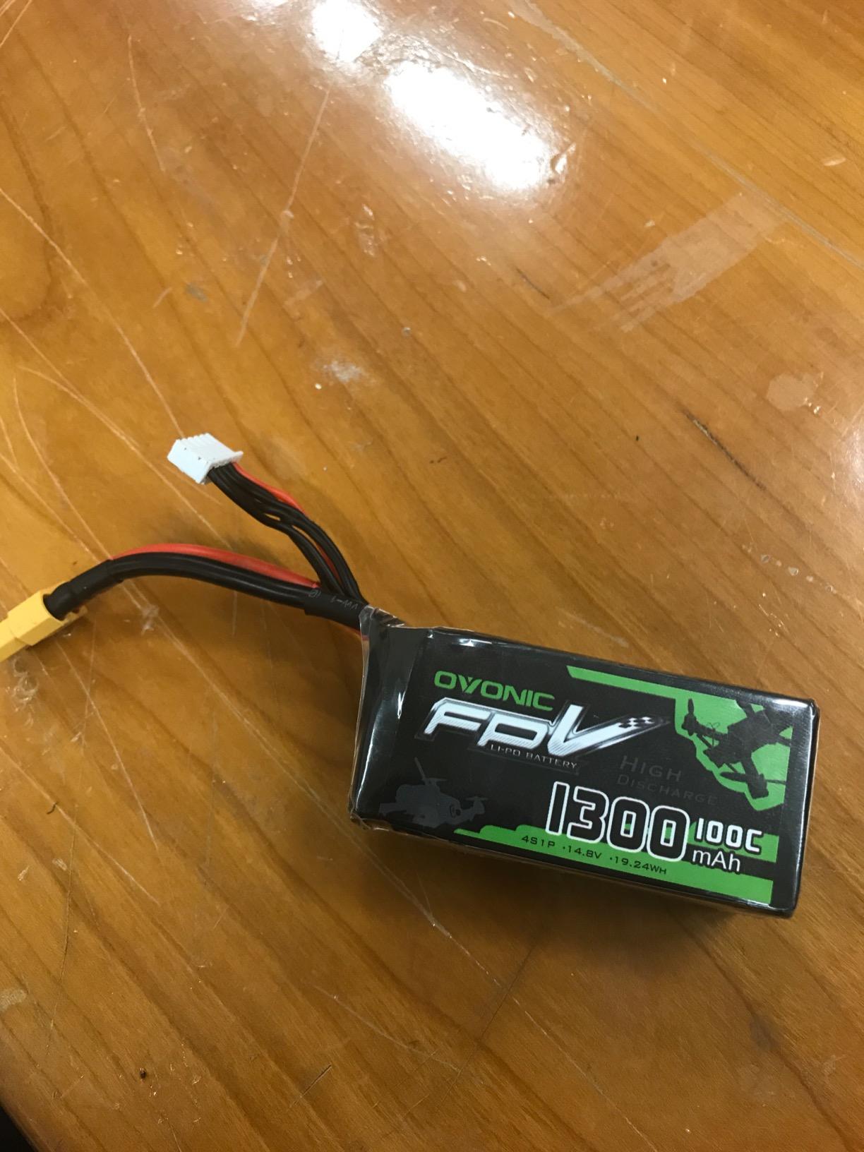 OVONIC 4s Lipo Battery 100C 1300mAh 14.8V Lipo Battery with XT60 Connector for RC FPV Racing Drone Quadcopter customer photo 2