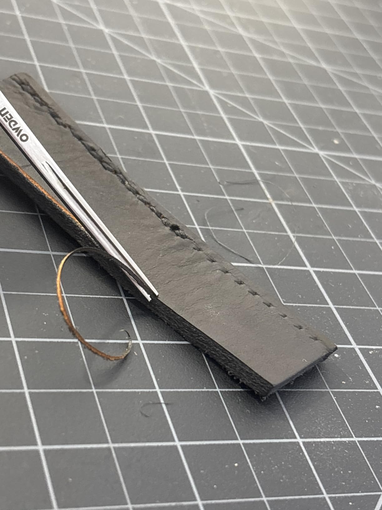 OWDEN Professional Leather Edge Beveler, Size 2#,Leather Tool. customer photo 1