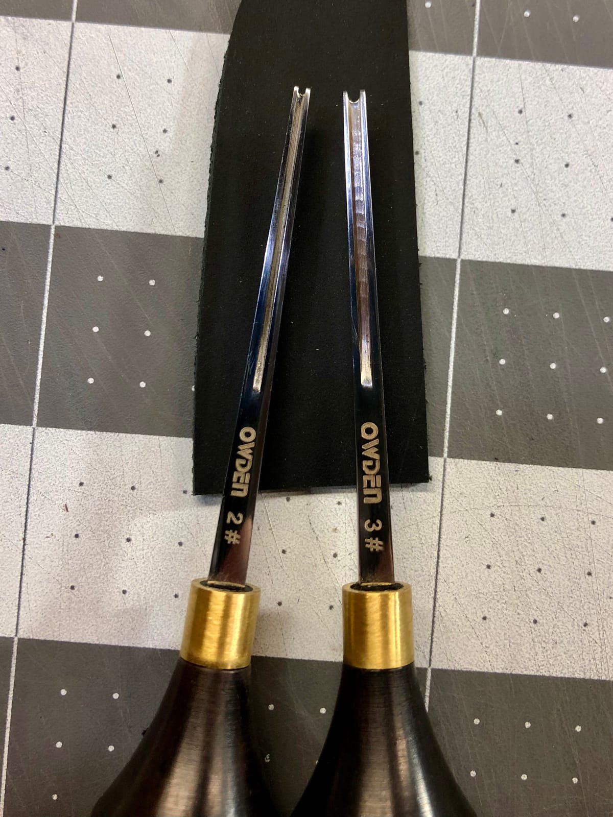 OWDEN Professional Leather Edge Beveler, Size 2#,Leather Tool. customer photo 2