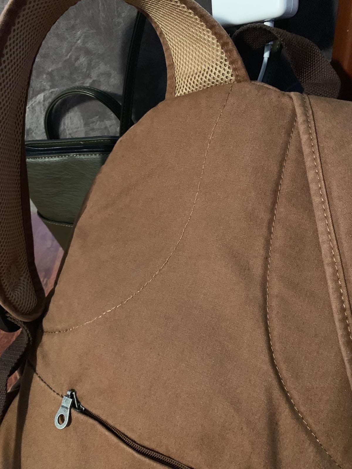 Muzee Canvas Backpack for Men and Women with 15.6 inch Laptop Compartment customer photo 2