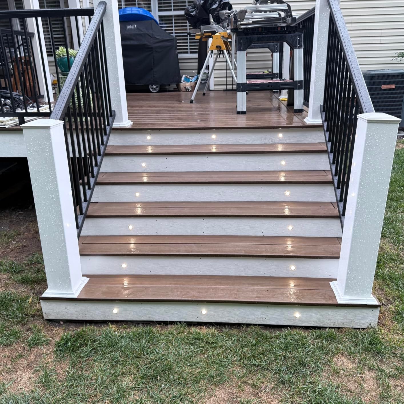 SMY Lighting Recessed LED Deck Light Kits with Protecting Shell, Outdoor LED Landscape Lighting IP67 Waterproof, 12V Low Voltage for Garden, Yard Steps, Stair, Patio, Floor, Kitchen Decoration customer photo 1