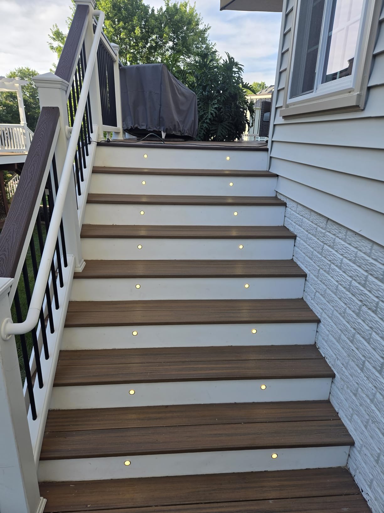 SMY Lighting Recessed LED Deck Light Kits with Protecting Shell, Outdoor LED Landscape Lighting IP67 Waterproof, 12V Low Voltage for Garden, Yard Steps, Stair, Patio, Floor, Kitchen Decoration customer photo 2