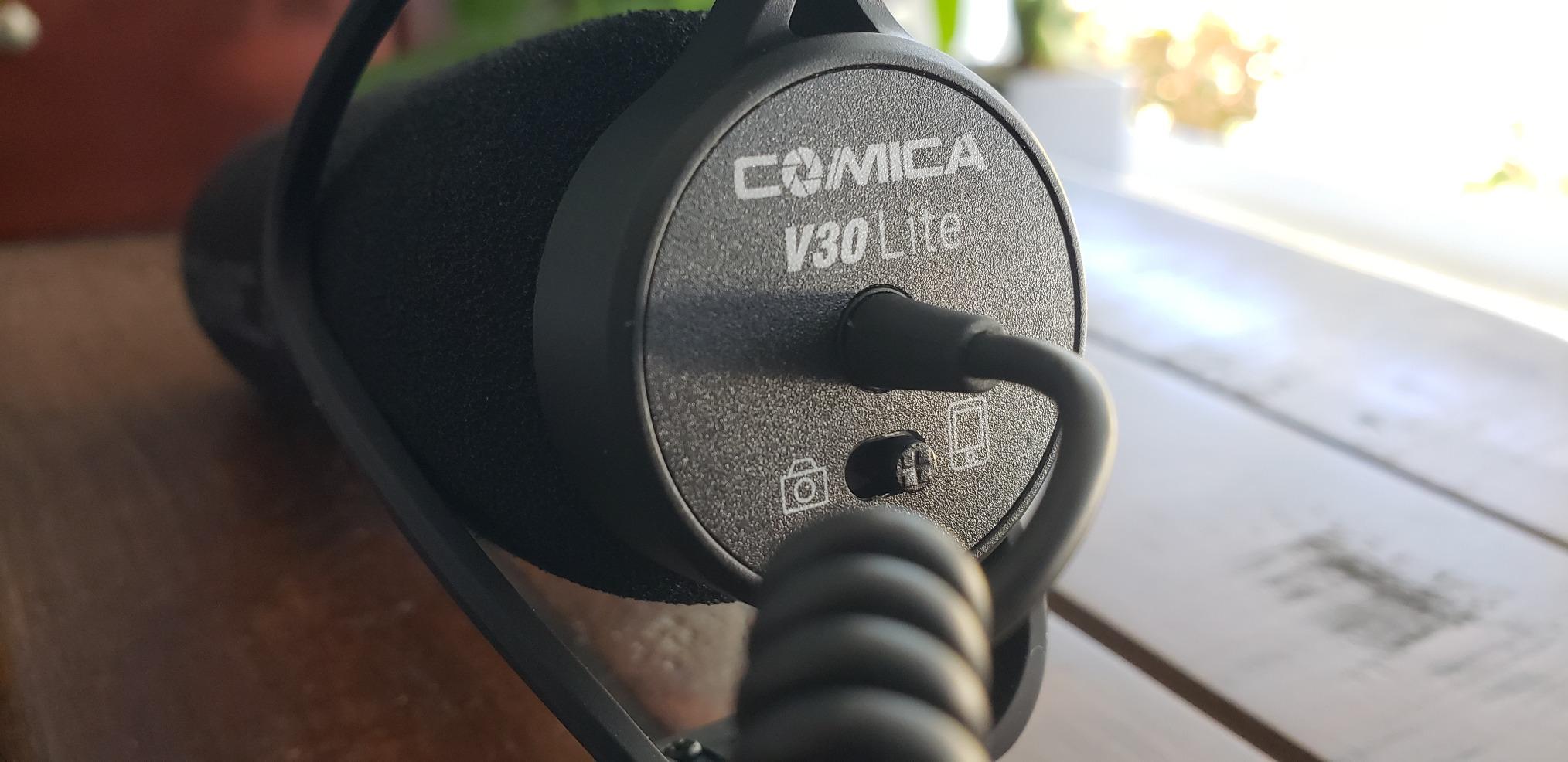 COMICA CVM-V30 LITE Video Microphone, Super-Cardioid Condenser On-Camera Shotgun Microphone for Canon Nikon Sony Panasonic DSLR Cameras customer photo 2