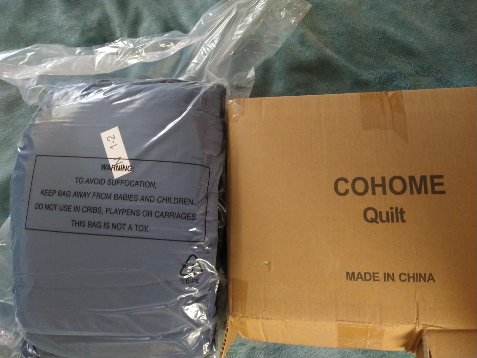 COHOME All-Season Queen Size Cooling Comforter Duvet Insert - White customer photo 2