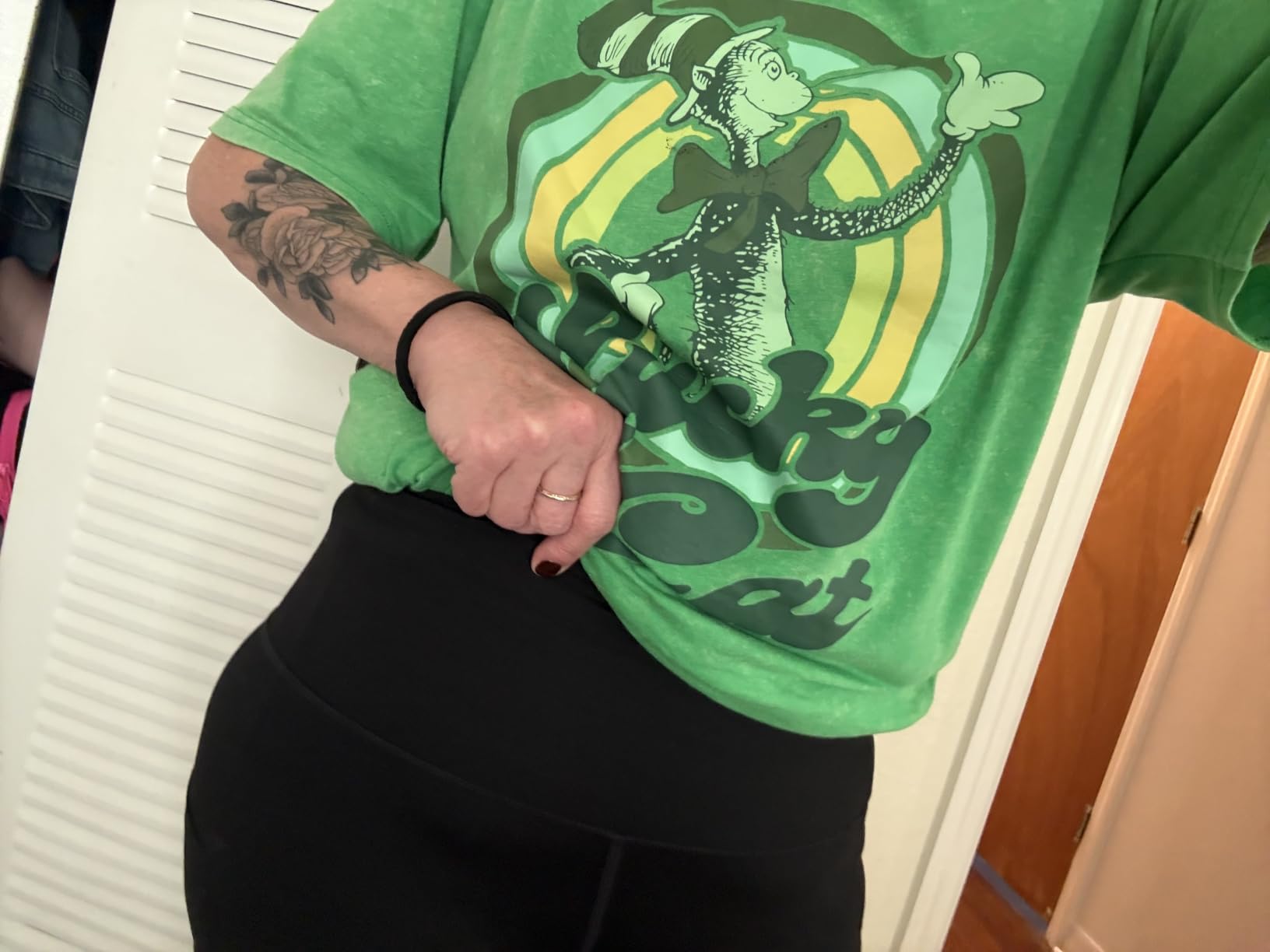 THE GYM PEOPLE Women's Thick High Waist Yoga Pants Workout Leggings customer photo 1