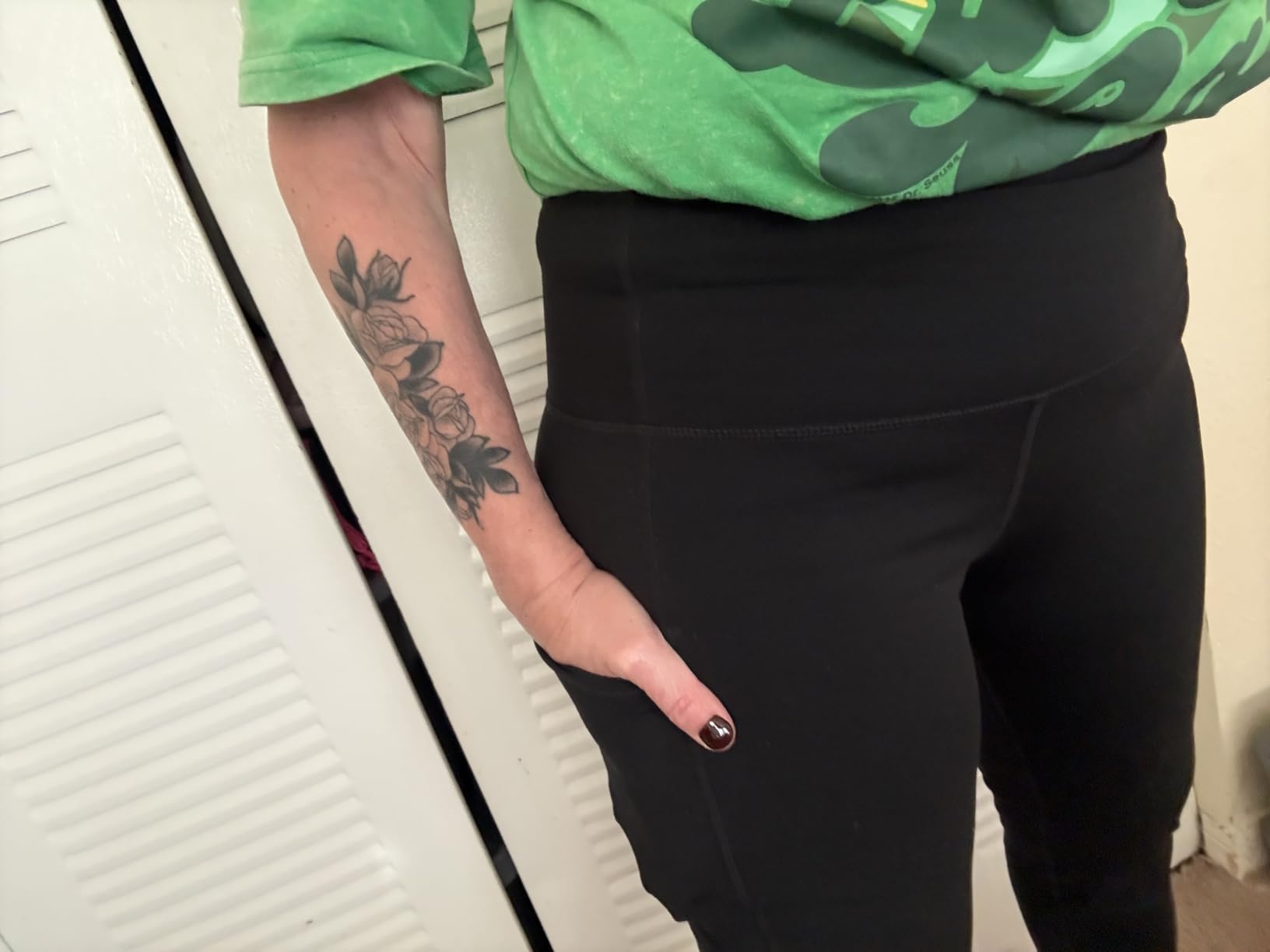 THE GYM PEOPLE Women's Thick High Waist Yoga Pants Workout Leggings customer photo 2