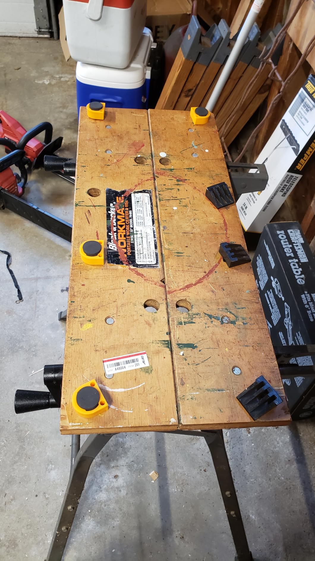 POWERTEC 4PCs Bench Dogs for 3/4