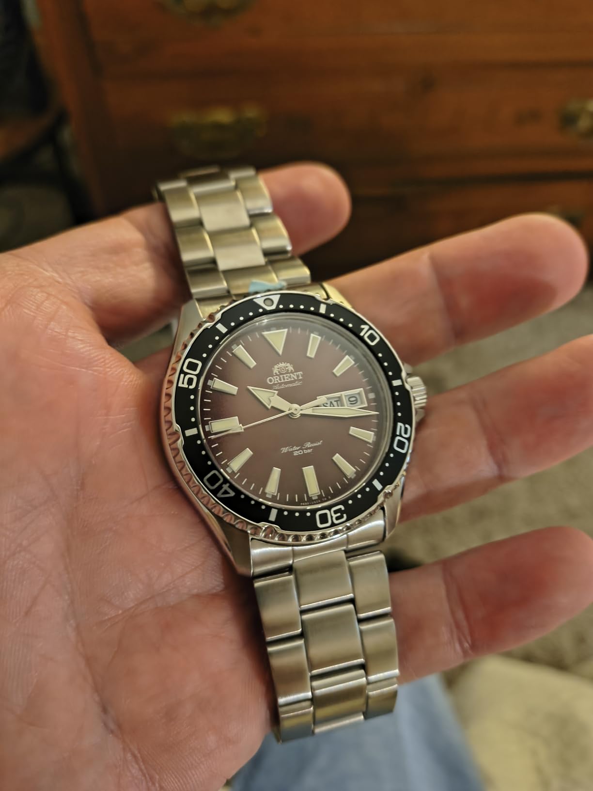 Orient Kamasu/Mako III Men's Automatic Manual Winding Sports Steel or Silicone Divers' Watch with Screw Crown and Sapphire Crystal customer photo 1