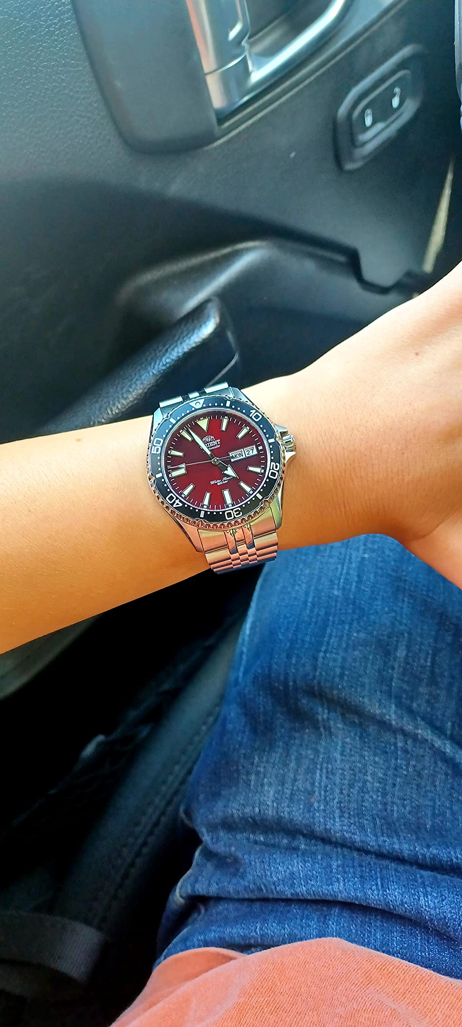 Orient Kamasu/Mako III Men's Automatic Manual Winding Sports Steel or Silicone Divers' Watch with Screw Crown and Sapphire Crystal customer photo 2