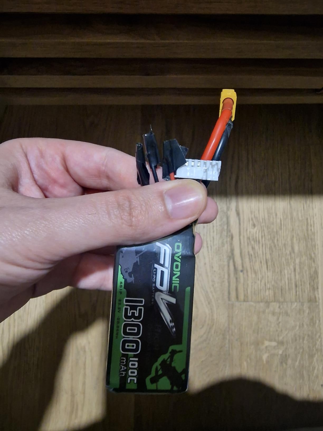 OVONIC 6S Lipo Battery 100C 1300mAh 22.2V Lipo Battery with XT60 Connector for RC FPV Racing Drone Quadcopter customer photo 1