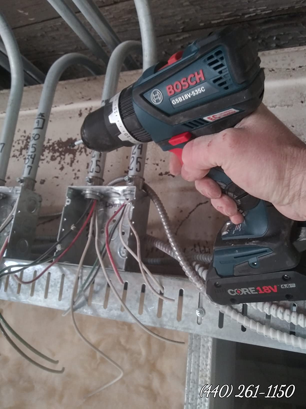 BOSCH GSB18V-535CB15 18V EC Brushless Connected-Ready 1/2 In. Hammer Drill/Driver with (1) CORE18V 4 Ah Advanced Power Battery customer photo 1