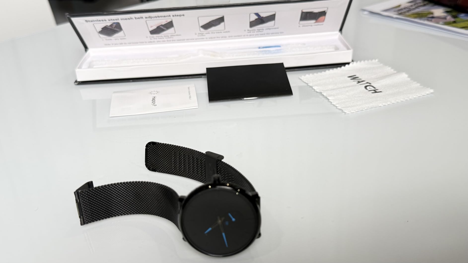 Mens Watches Ultra-Thin Minimalist Waterproof - Fashion Wrist Watch for Men Unisex Dress with Stainless Steel Mesh Band customer photo 1