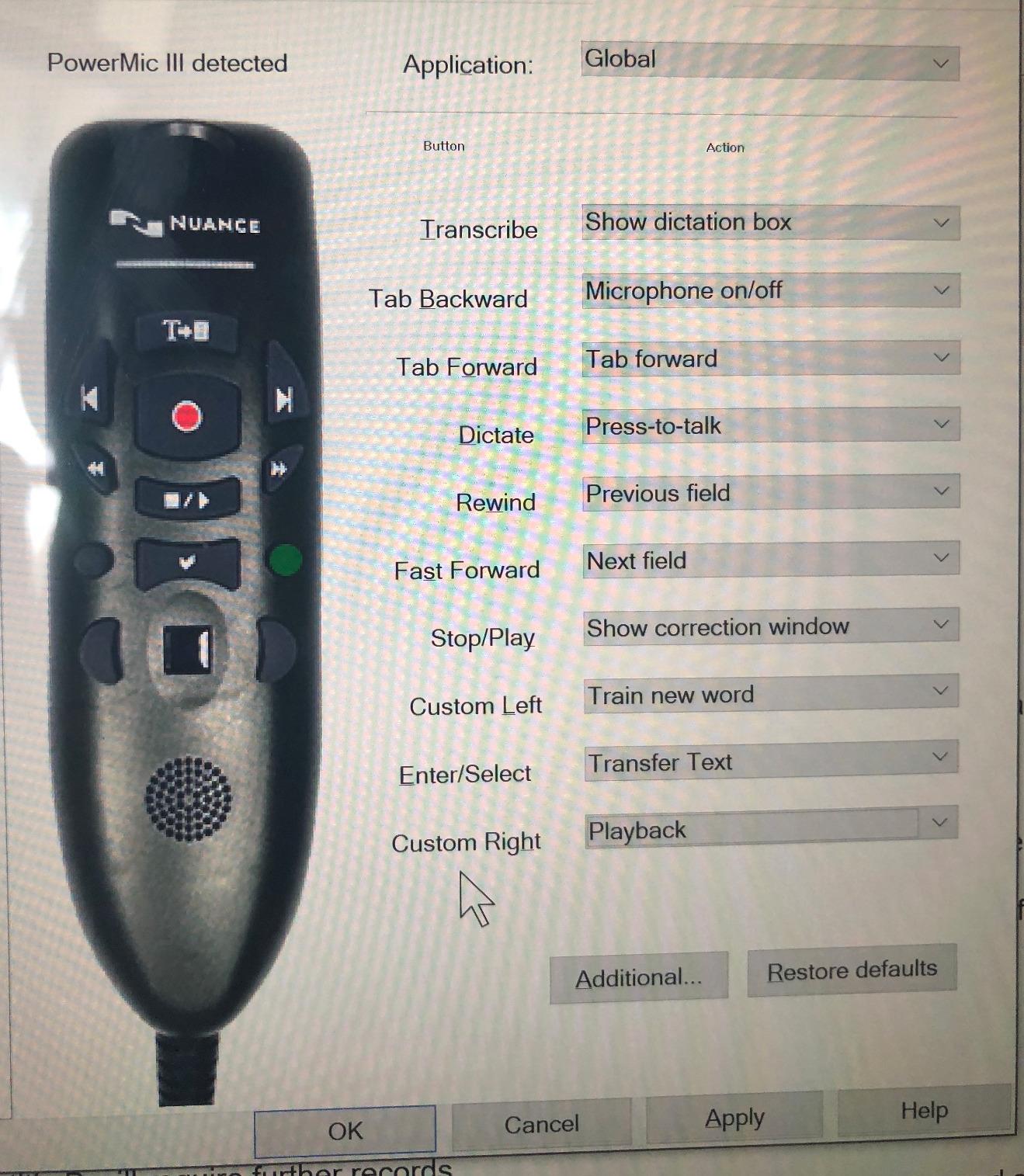 Nuance PowerMic III Microphone for Dragon, Coiled Cord (extends to 17 Ft), Dictate Documents and Control your PC customer photo 2