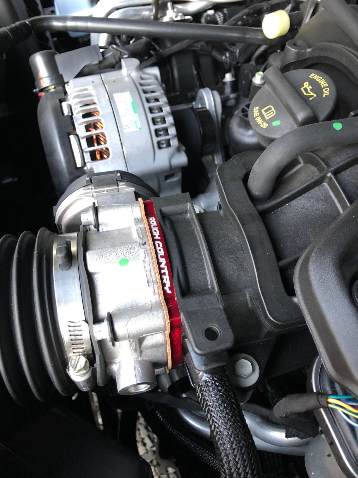 Rough Country Throttle Body Spacer for Jeep Wrangler JK/JL & JT | 3.6L - 10561, Black customer photo 2