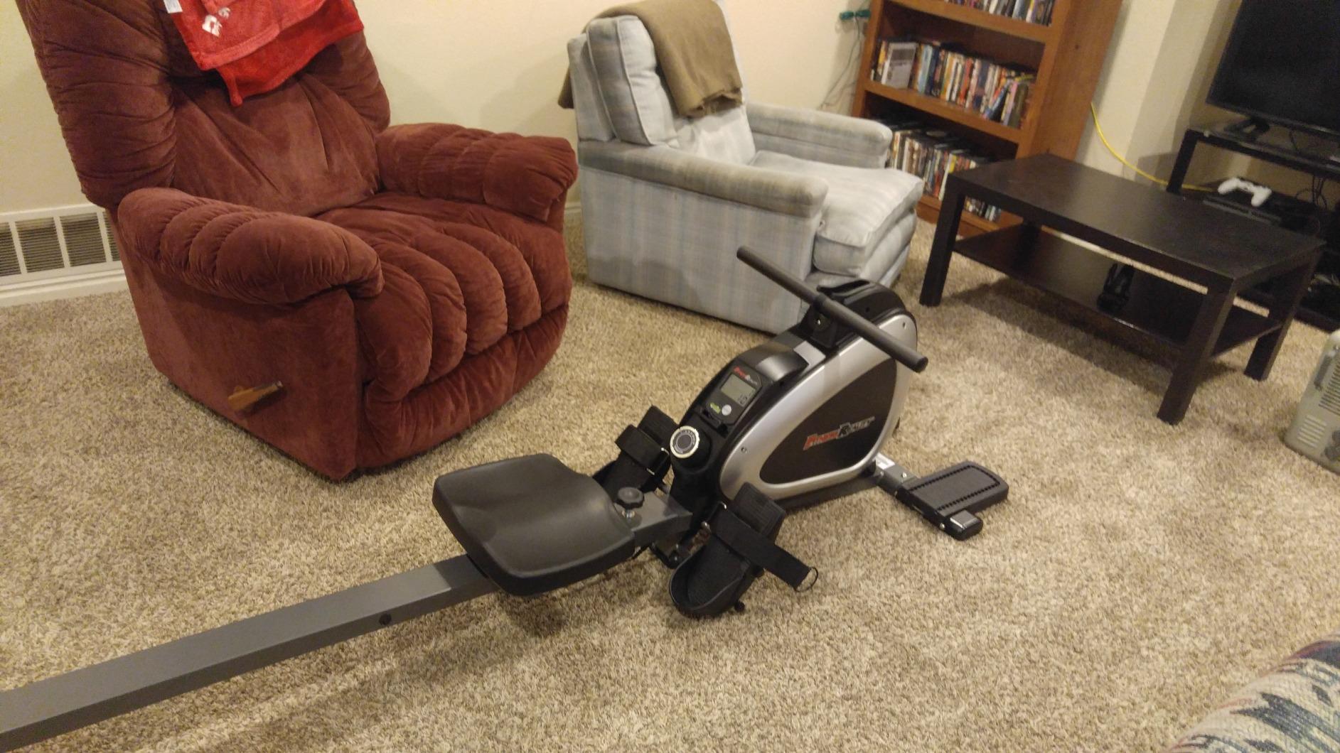 Fitness Reality Magnetic Rowing Machine with Bluetooth Workout Tracking Built-In, Additional Full Body Extended Exercises, App Compatible, Tablet Holder, Rowing Machines for Home Use customer photo 1