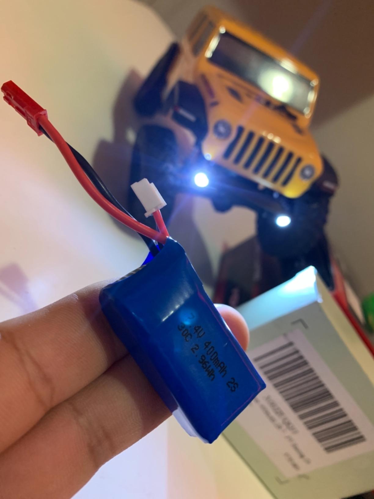 400mAh 2S 7.4V 30C LiPo Battery with JST Plug for Micro FPV Racing Drone customer photo 1