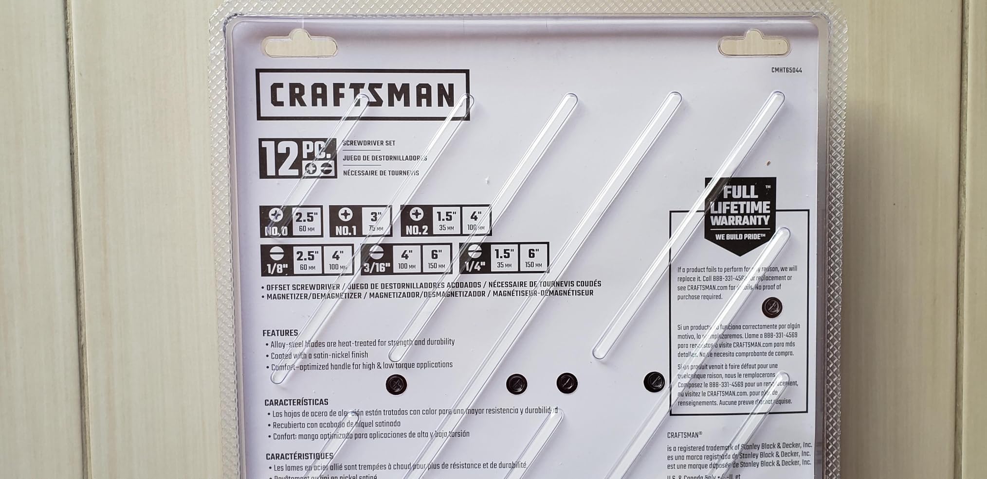 CRAFTSMAN Screwdriver Set, Assorted, 12 Piece (CMHT65044) customer photo 2