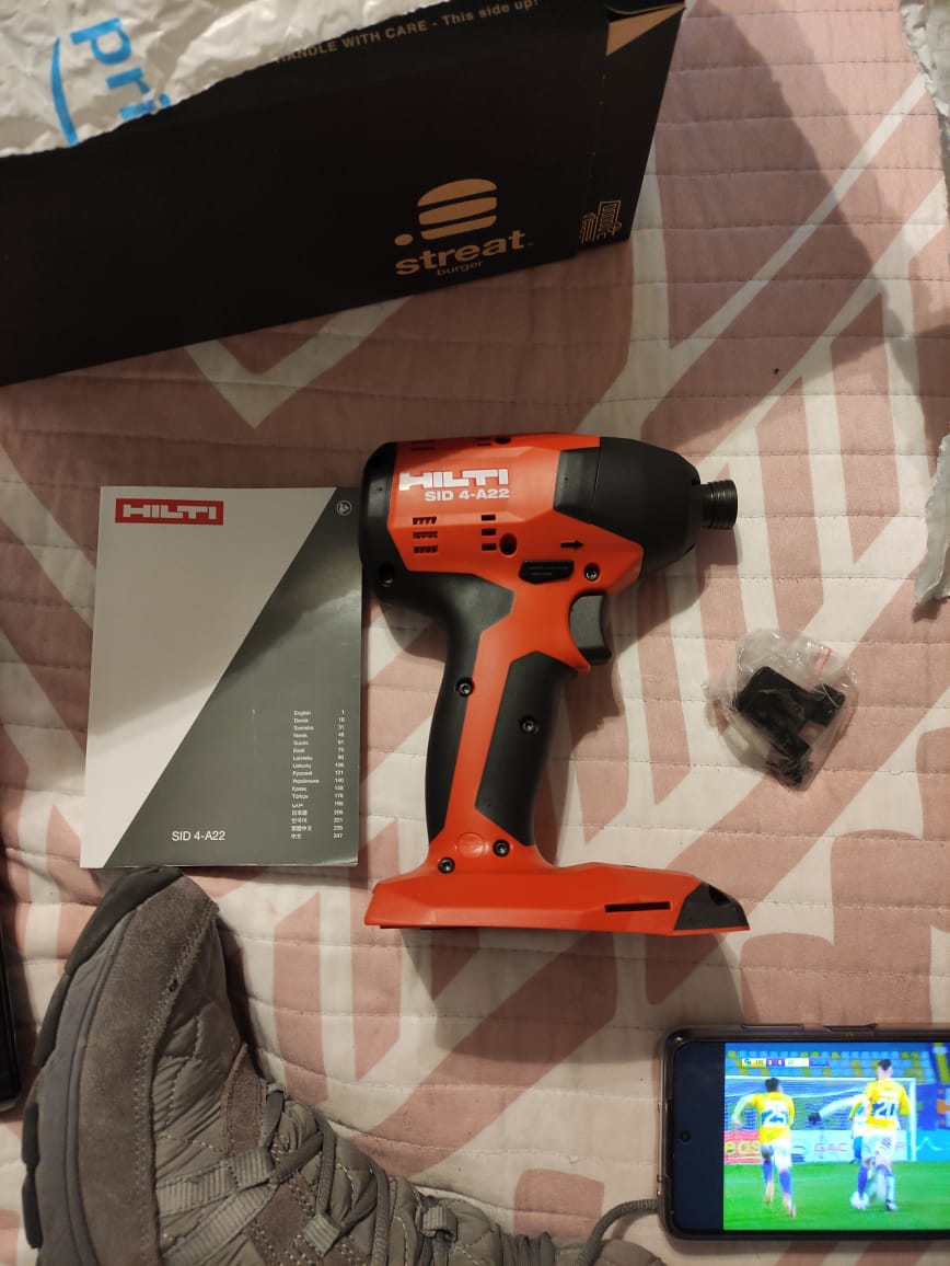 Hilti 22-Volt Lithium-Ion 1/4 Hex Cordless SID 4-A22 Impact Driver Tool Body customer photo 2