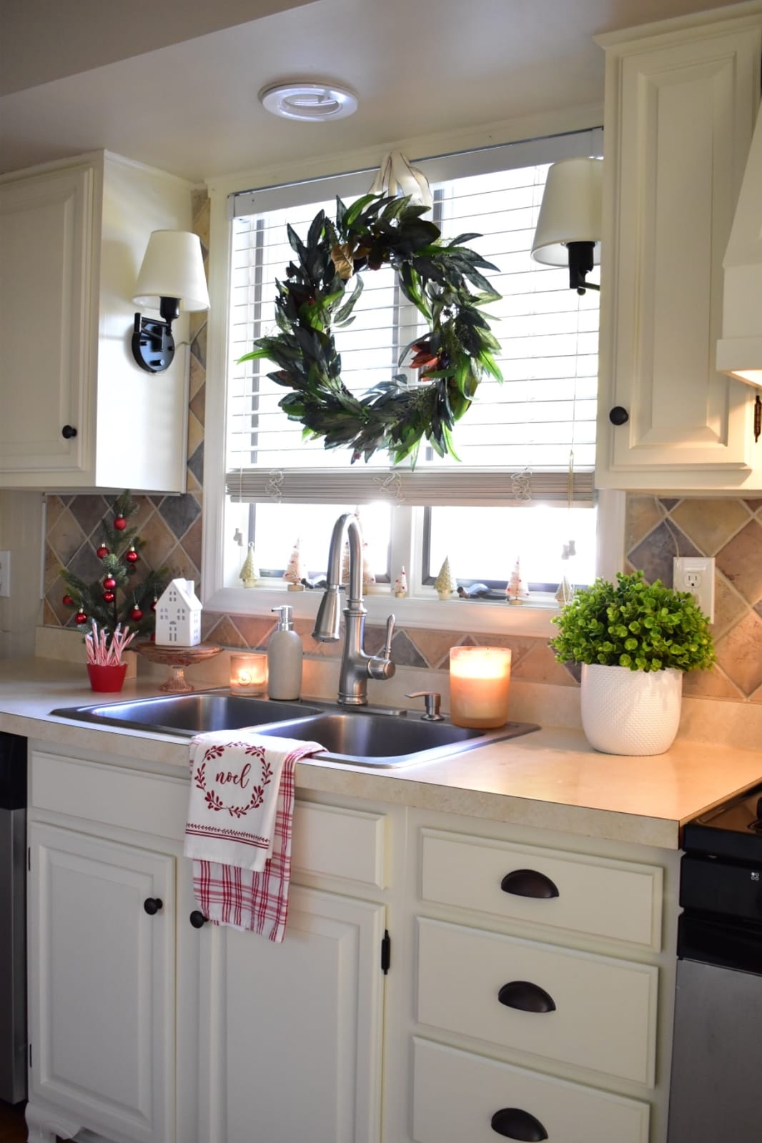 Swing Arm Wall Lamp Plug in Wall Mount Opaque Ivory Linen Shade 40W 2-Way Cord Covers(1 Light) customer photo 1