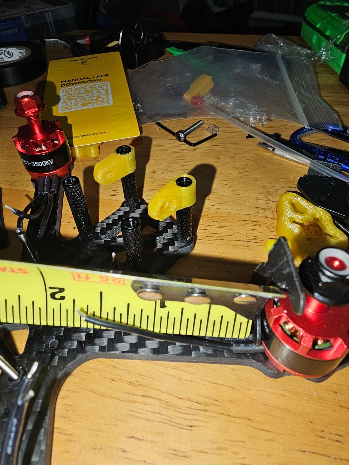 AKK Brushless Motor 3500KV 1407 2CW 2CCW 3-4S lipo for FPV Racing Quadcopter Drone customer photo 1