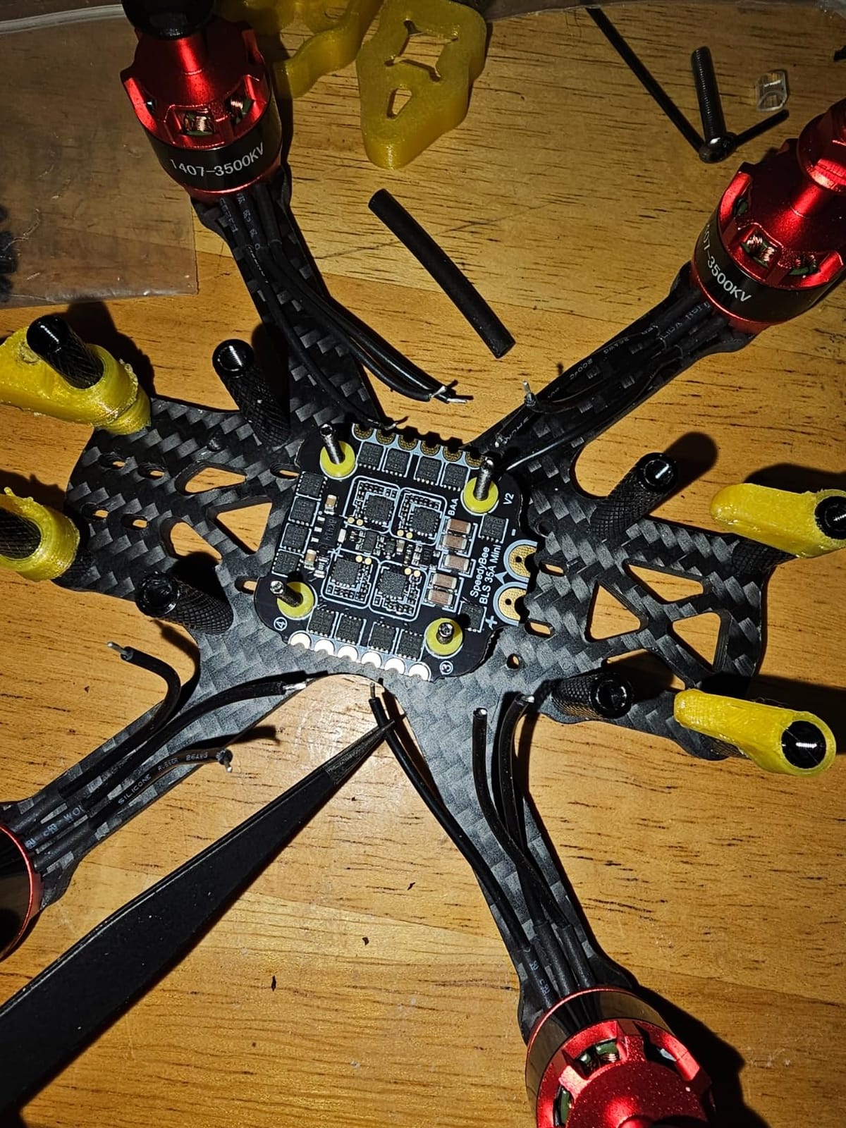 AKK Brushless Motor 3500KV 1407 2CW 2CCW 3-4S lipo for FPV Racing Quadcopter Drone customer photo 2